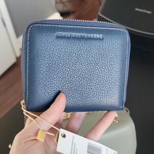 Aimee Kestenberg Blue Leather Wallet